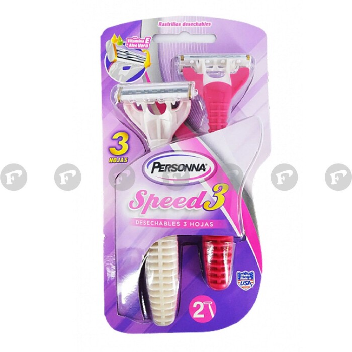 PERSONNA WOMAN SPEED 3 MAQ. CJ X 2 UN. única