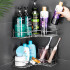 Estante Organizador Esquinero Set x2 Accesorio Baño Ducha Adhesivo Imback Color Plateado Estante Organizador Esquinero Set x2 Accesorio Baño Ducha Adhesivo Imback Color Plateado