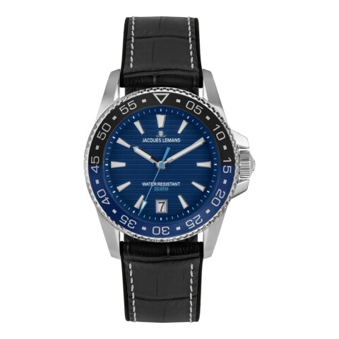 Reloj Jacques Lemans 1-2205B para hombre con correa de cuero Reloj Jacques Lemans 1-2205b Para Hombre Con Correa De Cuero