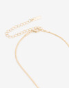 Collares Largos Metal Collar Largo De Metal - Dorado