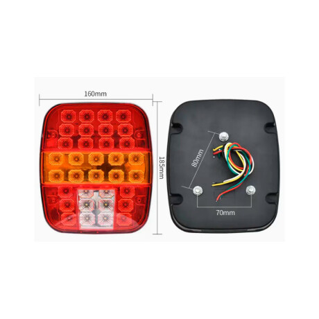 FARO LED FORD TRAS. 12/24V 39 LED CAMION CARGO VOLKSWAGEN - FARO LED FORD TRAS. 12/24V 39 LED CAMION CARGO VOLKSWAGEN -
