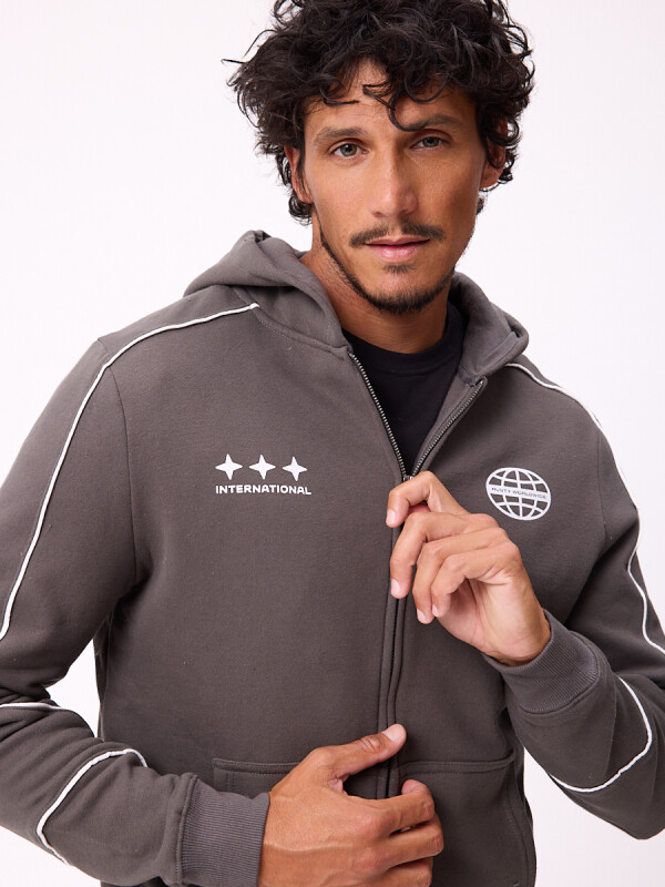 CANGURO C/C ILAN RUSTY Gris Oscuro