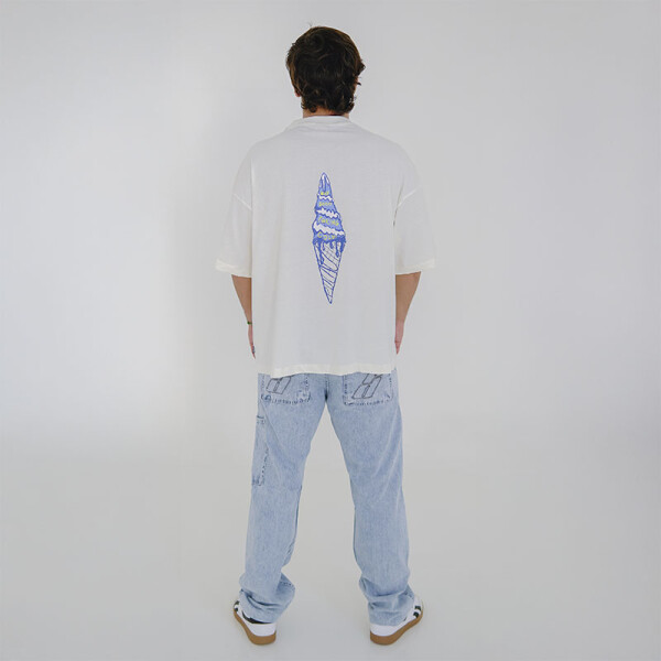Remera Pulau Creamy Beige