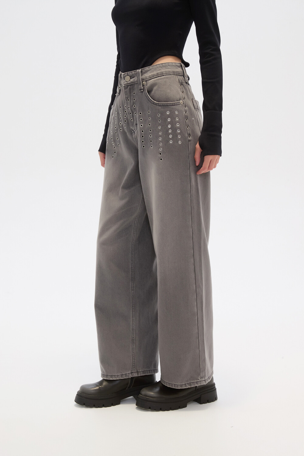 Pantalon Roe Gris Claro