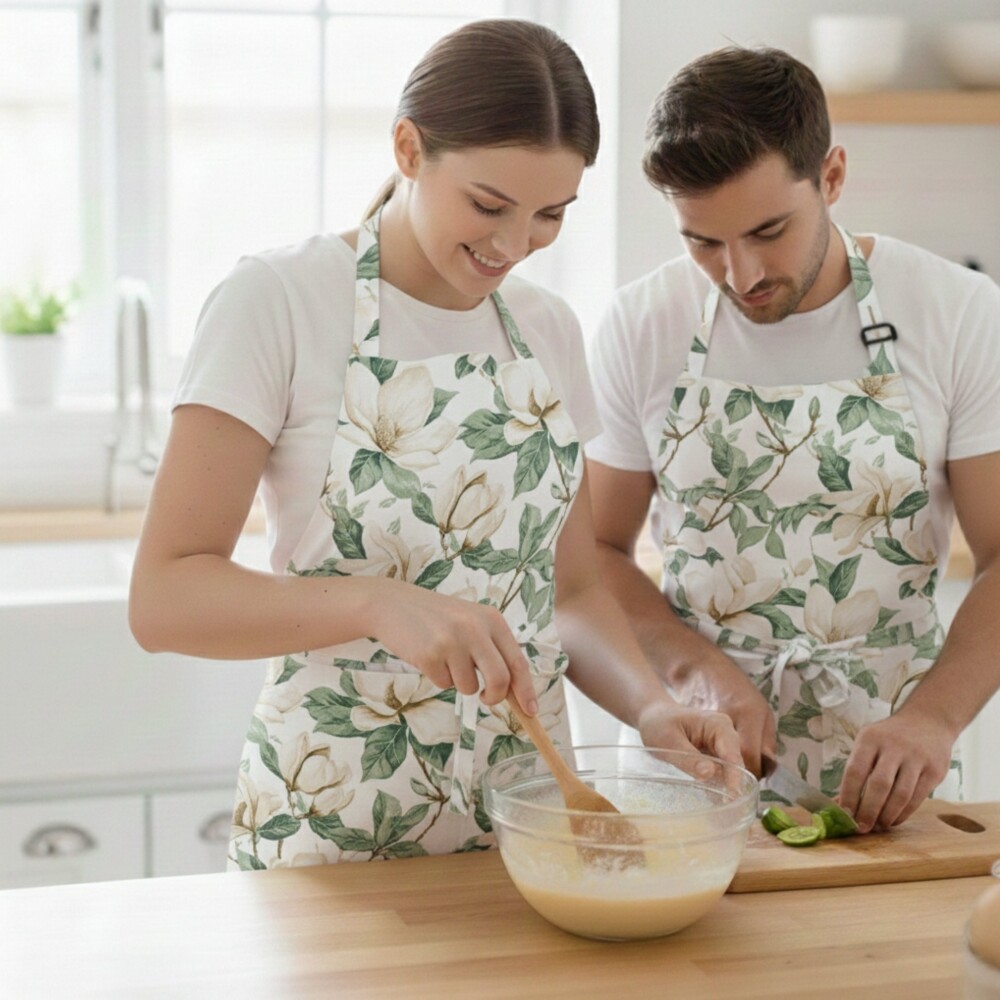 Delantal 70x76 Ajustable - Pilar Magnolia