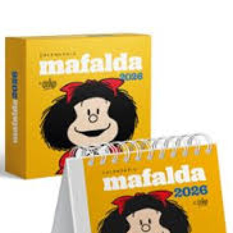 CALENDARIO CAJA MAFALDA AMARILLO 2026 CALENDARIO CAJA MAFALDA AMARILLO 2026