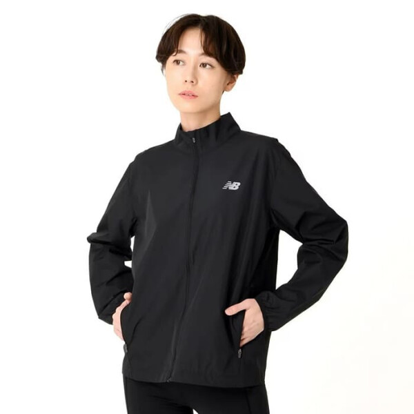 Campera New Balance Active Woven de Mujer - WJ41243BK Negro