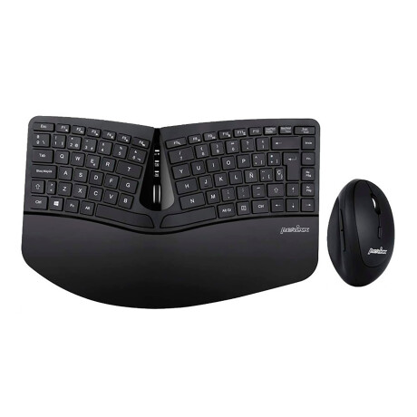 Combo Mouse Y Teclado Ergonómicos Inalámbricos Perixx 606 001