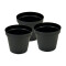 Set x3 Maceta 3 lts NEGRO