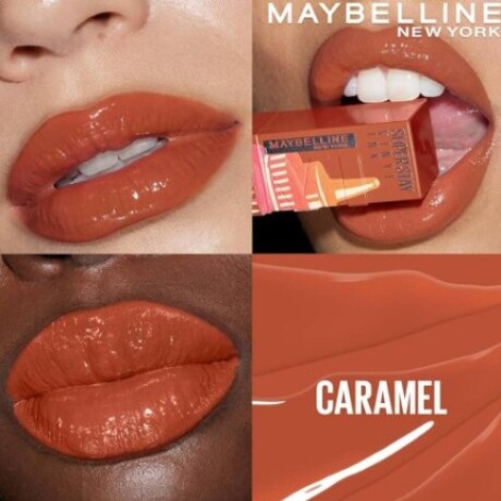 Maybelline Vinyl Ink labial Tono 185 Caramel