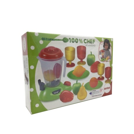 Juego Licuadora Incluye Frutas Vasos Platos y Accesorios 001