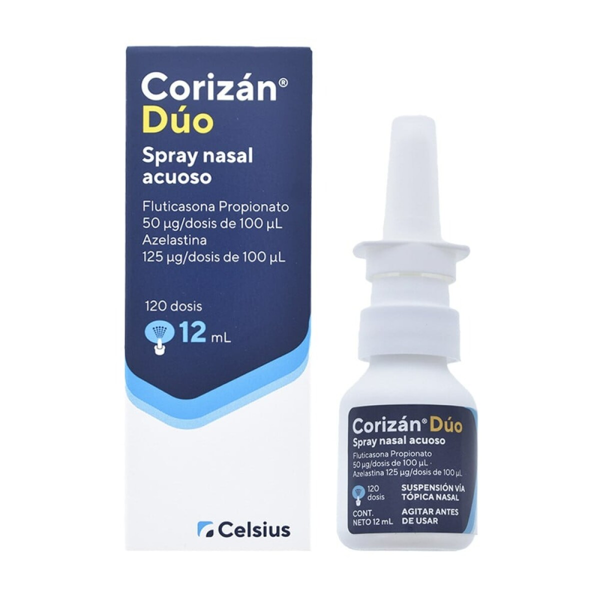 Corizan Duo Spray Nasal | Descongestivo Nasal Doble Acción 