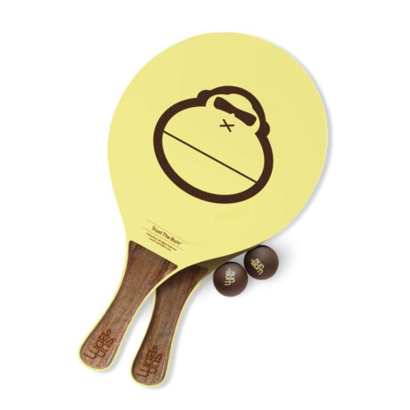 Paletas Sun Bum Beach Paddleball Set Amarillo