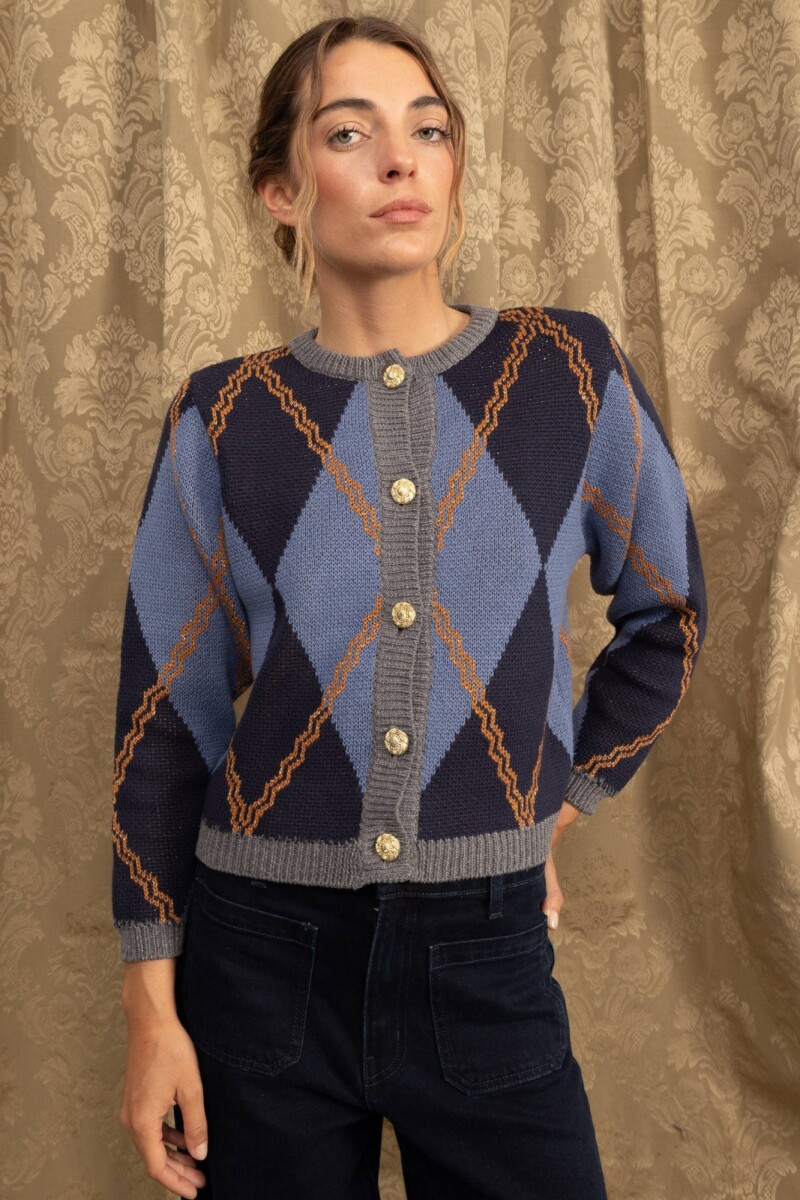Cardigan Margot - Azul 
