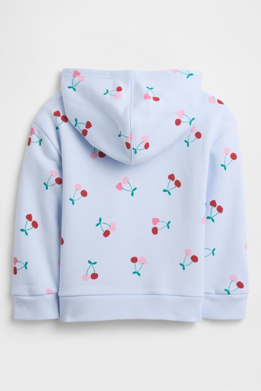 Canguro Con Cierre Logo Gap Toddler Niña Serene Blue