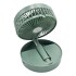 Ventilador Portatil Recargable Extensible 3 Velocidades Color Variante Verde oscuro