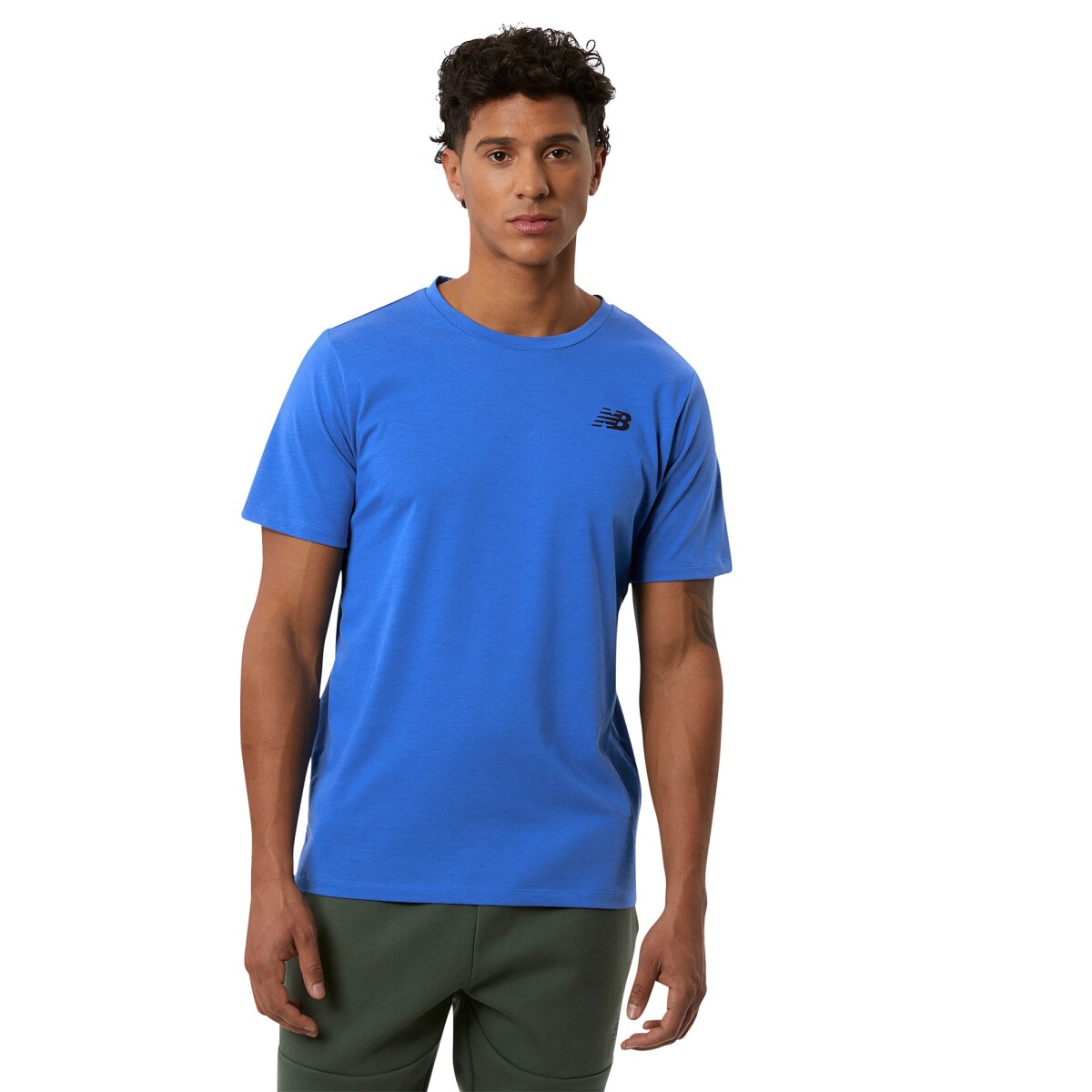 Remera New Balance de Hombre - Essentials - MT11070MIB - BLUE 