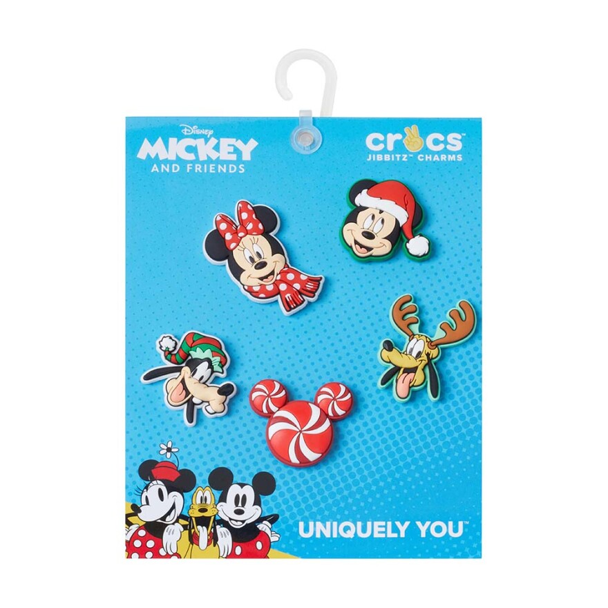 Jibbitz Mickey Xmas 5Pack Multicolor
