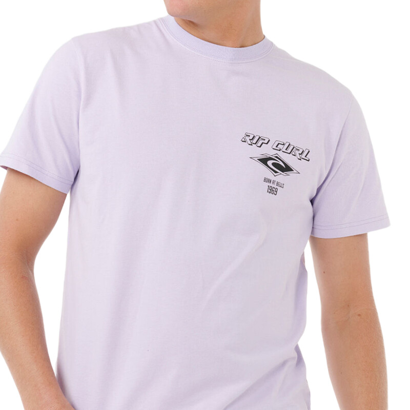 Remera Rip Curl Fade Out Icon - Violeta Remera Rip Curl Fade Out Icon - Violeta