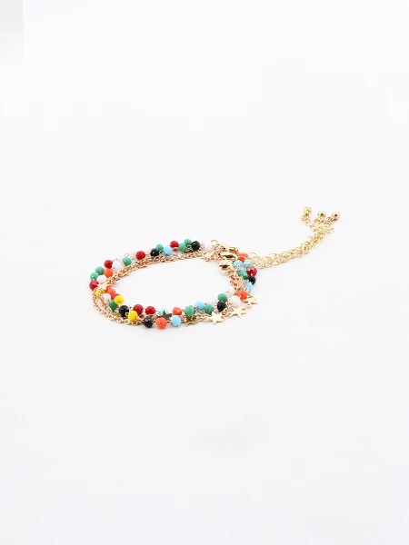 PULSERAS SET x 4 DORADO