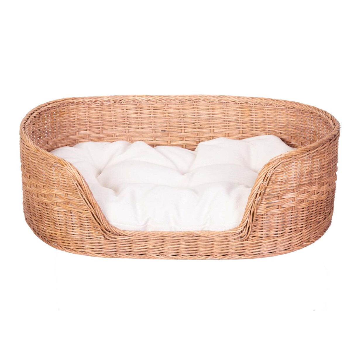 CAMA CESTO - RATTAN NATURAL-BEIGE MASCOTAS 