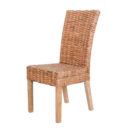 SILLA DE COMEDOR RATTAN NATURAL-BEIGE INDAH