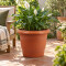 Maceta redonda 42,5 lts TERRACOTA