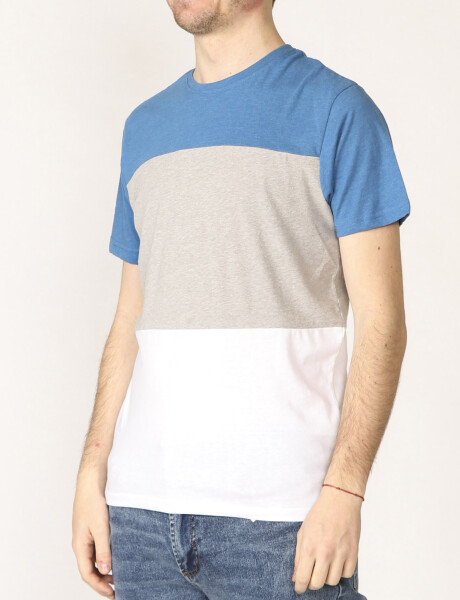 T-shirt Navigator Azul Piedra/gris Medio