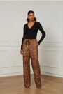 Pantalón recto Leopardo