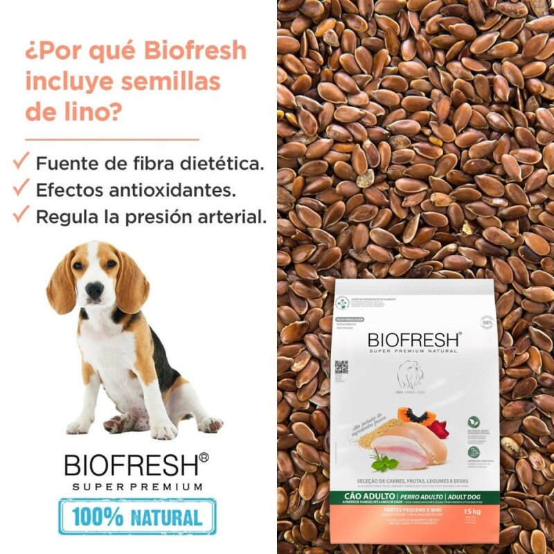 BIOFRESH PERROS ADULTOS RAZAS PEQUEÑAS Y MINI 3 KG