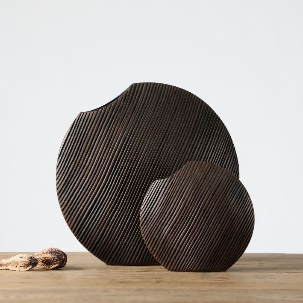 Corteza Redonda Ébano Grande Corteza Redonda Ébano Grande