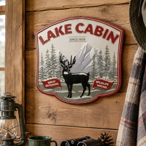 Cartel Lata Lake Cabin 40 x 42 cm U