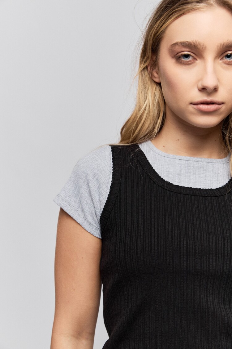 MUSCULOSA CAMPIELLO Negro