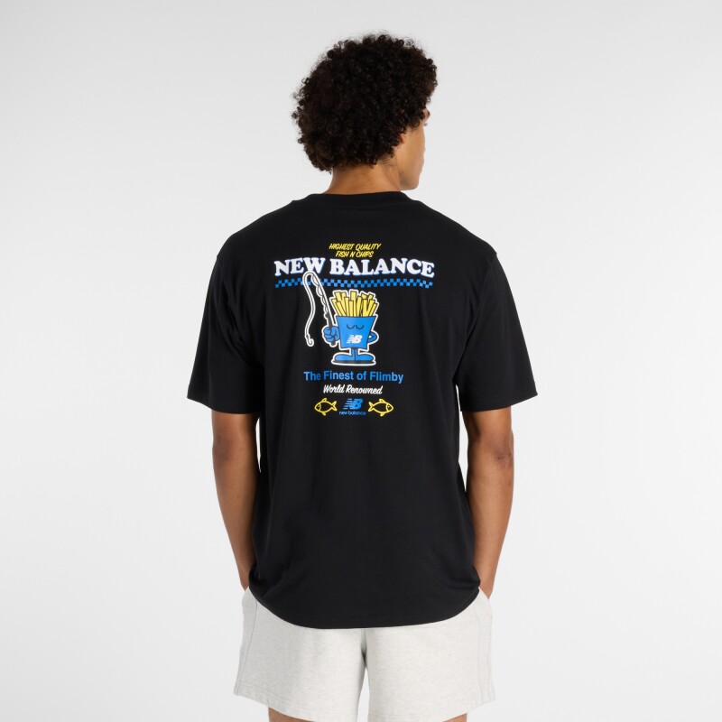 Remera New Balance de Hombre - - MT61I5BMBK BLACK