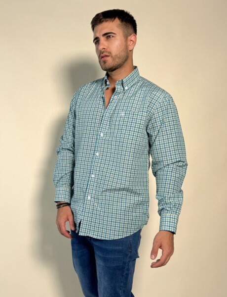 Camisa a cuadros Apolo Verde