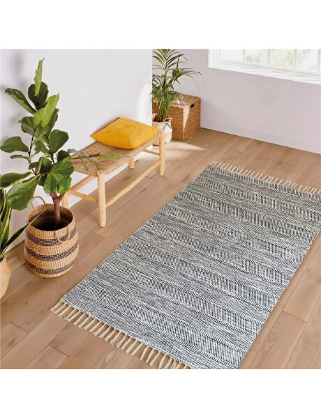 ALFOMBRA 122X178CM JASPEADO FLECOS NATURAL Y NAVY ALFOMBRA 122X178CM JASPEADO FLECOS NATURAL Y NAVY