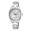 Reloj Seiko SUR349P1 para mujer con correa de acero Plateado