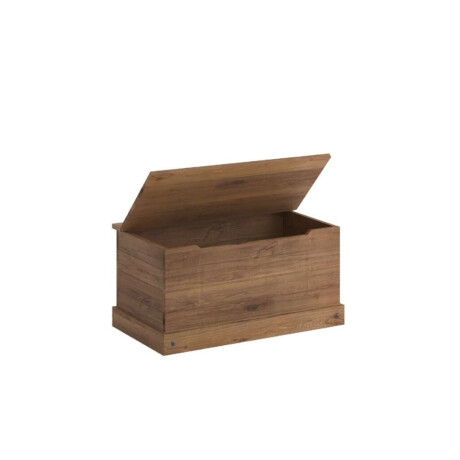 Baul Pie De Cama Linea Mexicana Nogal