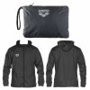 Campera Rompevientos Unisex Arena Team Line Collection Windbreaker Gris Oscuro