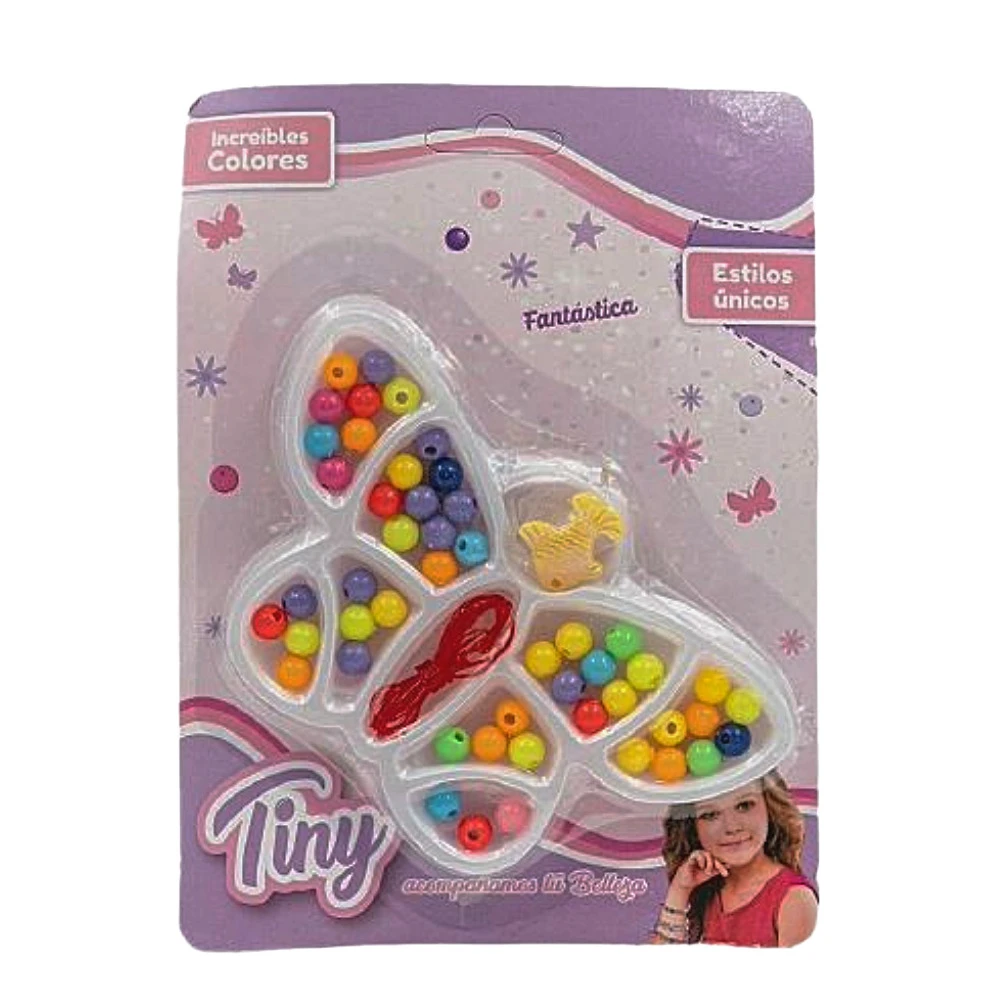 TINY DIY JUEGO DE CUENTAS PARA TRENZAS