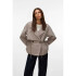 VMBRAVESIENNA SHORT TRENCHCOAT Moon Rock
