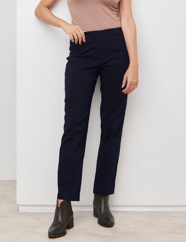 Pantalon Pull On AZUL