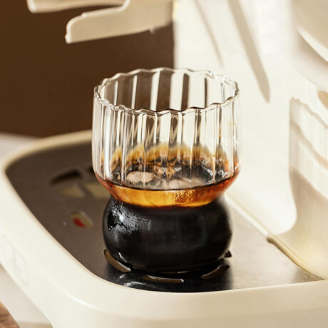 Set X6 Vaso Curvy 260Ml para Agua Refresco Bebidas en Vidrio Transparente