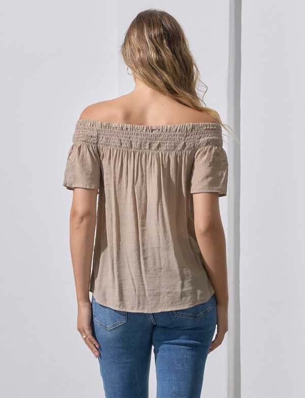 Blusa Bordado BEIGE