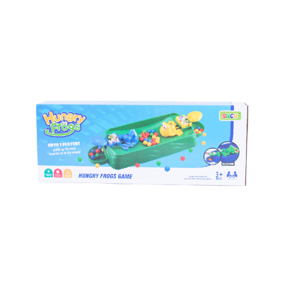 Juego de mesa Hungry Frog p/2 jugadores 37x14x7cm - Juego De Mesa Hungry Frog P/2 Jugadores 37x14x7cm 