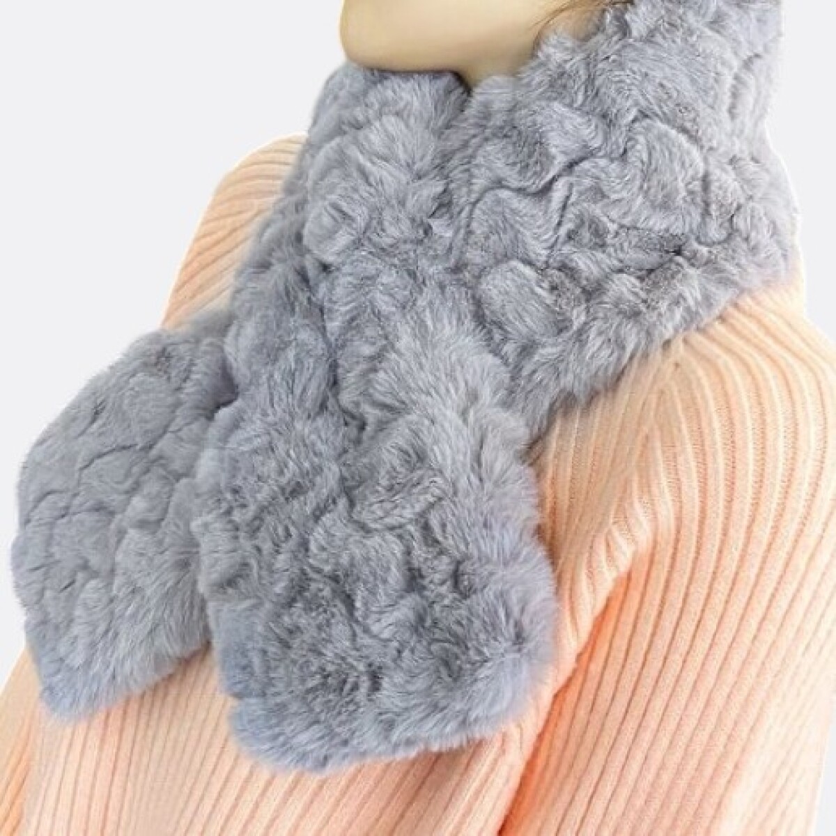 Bufanda Cloud Soft Abrigo Ultra Suave - Gris 