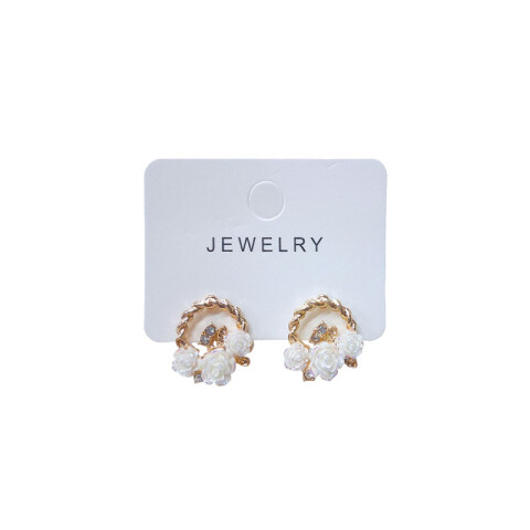 Aretes brillantes flores Aretes Brillantes Flores