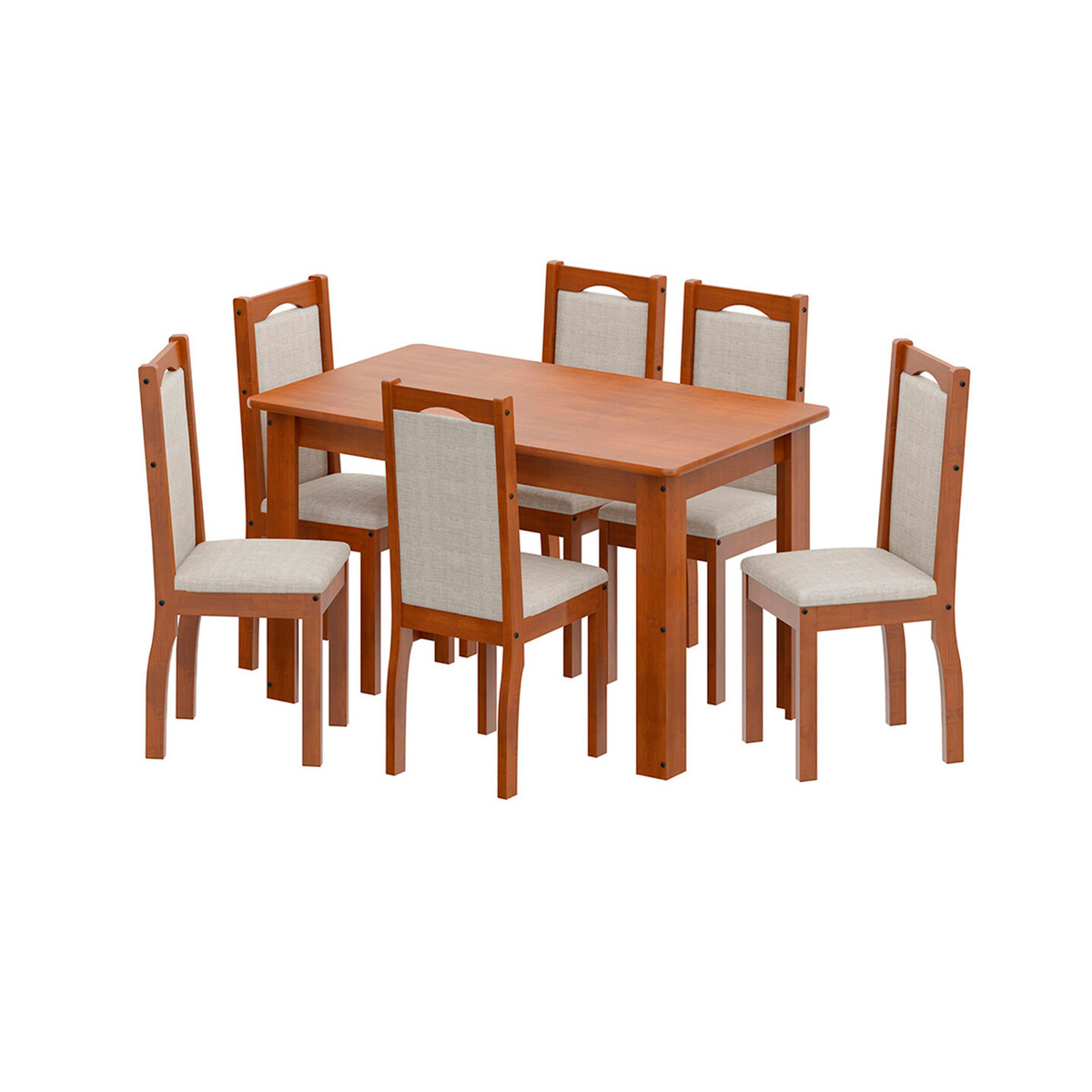 Juego De Comedor 6 Sillas Leticia 