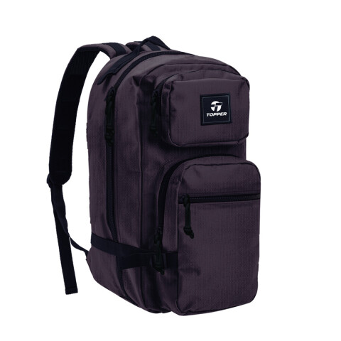 MOCHILA UTILITY II TOPPER Café chic CAFÉ