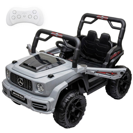 Auto A Bateria Cuatriciclo Wagon 4x4 C/control Remoto Gris